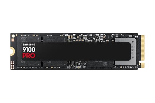 Samsung SSD 9100 PRO 2TB, PCIe 5.0x4 M.2 2280, Seq. Read Speeds Up to 14,800MB/s, Best for AI Computing, Gaming, and Heavy Duty Workstations (MZ VAP2T0B/AM)