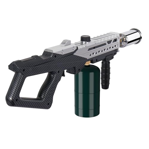 Semlos Propane Torch Head, Powerful Flame Thrower Gun, Adjustable Charcoal Lighter, Searing Torch for BBQ, Camping, Welding (Propane Tank Not Included)