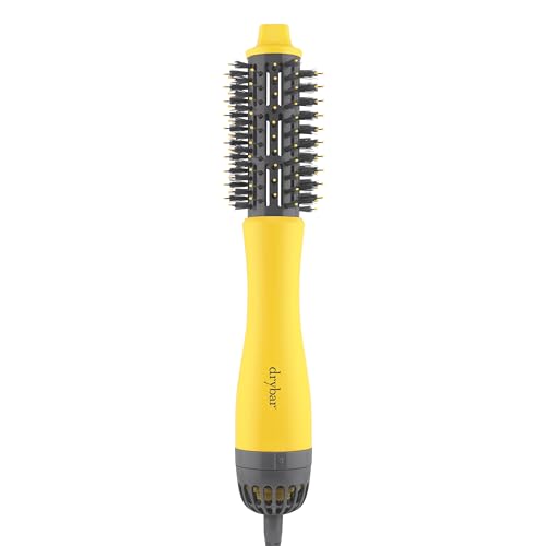 Drybar The Half Shot Small Round Blow-Dryer Brush | Faster, Easier Blowouts, From Wet to Dry, Customized Styling, Perfect for Layers, Defines Curls & Waves