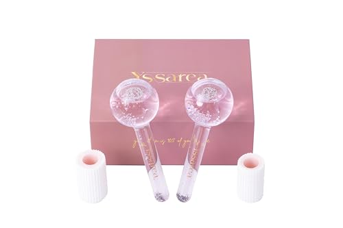 Yssarea Ice Globes for Facials - Freezer Safe | Highly Effective Facial Globes for Daily Beauty Routines | Tighten Skin | Reduce Puffiness | Enhance Circulation and Complexion