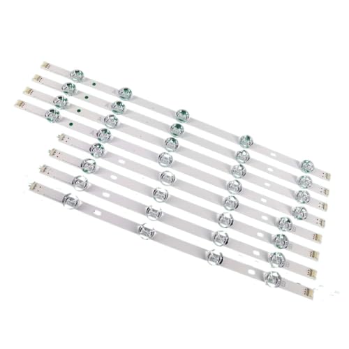 YUQHECEKA 8pcs/Set LED Backlight Strip Compatible with LG 47LB6500 47LB5700 47LB580V 47LB5800 47LB572V 47LB570V 47LB6300 47LB5500 47LF5800 47LB585V TV Light Strip
