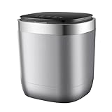 AHERO Portable Mini Washing Machine with Automatic Wash, Spin Dry, Hot Air Dry, and Ozone Deep Clean - 7L Capacity, 110V
