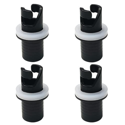 Air Valve Adapter H-R Hose Adapter Paddle Board Air Pump Adapter HR Valve Adapter for Inflatables Foot Pump Kayak Air Valve Adapter (4/Pieces)