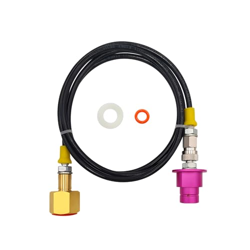 Soda Terra Machine Co2 Adapter Quick Connector Adapter Plastic Hose Compatible with Terra DUO Art Gaia Series (60inch)