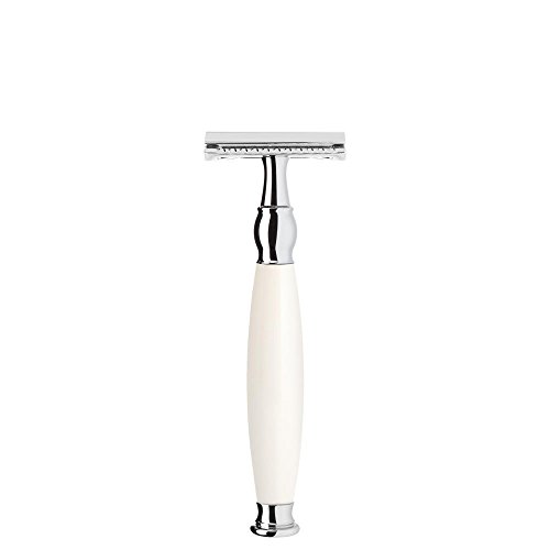 MÜHLE Safety Razor with Closed Comb, Handle Material Porcelain, 1 Pound