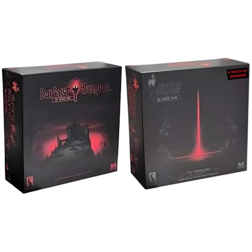Mythic Games Darkest Dungeon The Board Game: Base Game and Strong Box - Touch of Darkness Edition