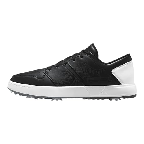 Jordan NU Retro 1 G Golf Shoes (FZ4153-003, Black/Cool Grey/White) Size 9.5