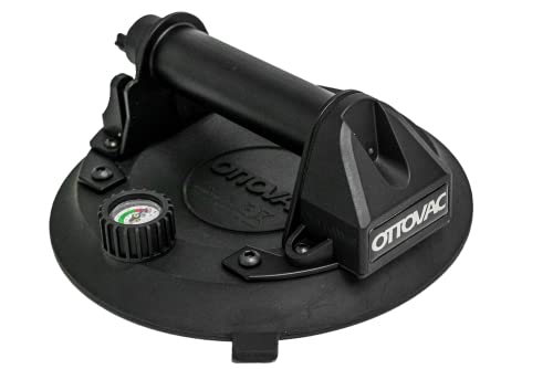 OTTOVAC by GRABO - Electric Vacuum Suction Cup Lifting Clamp for Glaziers, Movers, Builders, Tile-Glass-Door-Drywall Installers - Heavy Duty Lifter