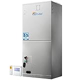 Senville 4 Ton Central Air Conditioner Heat Pump Split System, 48,000 BTU, Inverter, Variable Speed, 10KW AUX, 208/230V