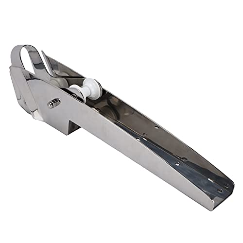 Ldafava 316 Stainless Steel Marine Bow Anchor Roller, 24in Heavy-Duty Pivoting Roller Bracket for 22‑44lbs Anchors - Corrosion-Resistant Boat & Yacht Docking Hardware Accessory
