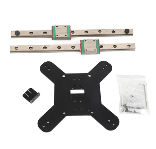 SAGUCFS Kee Pang KP3S Pro Y Axis Linear Guide Rail Kit for KINGROON 3D Printer Hotbed Bracket 300mm MGN12 Linear Guide with Slider