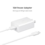 SAMSUNG 15W Wall Charger Type C (USB-C Cable Included), White