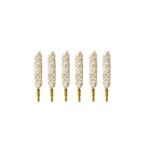 Bore Baby .357/38 Cal-9MM Bore Mop Gun Cleaning Brushes for .357Cal .38Cal 9mm Pistol Handgun Cleaning (6 Pieces)