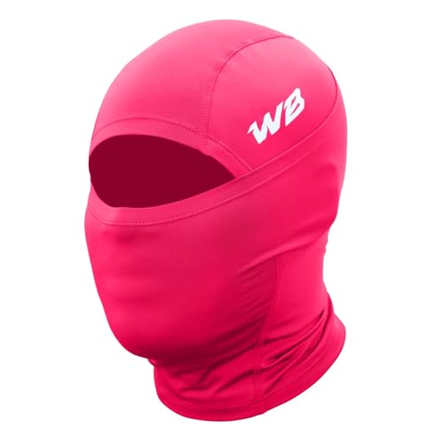 We Ball Sports Adult Ski Mask, Hyperwarm Hood Balaclava | Full Face, Lightweight, Windproof & Moisture Wicking (Pink)
