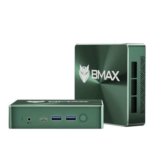 Bmax B6 Power Mini PC, Intel Core i7-1060NG7, 16GB LPDDR4 RAM/1TB NVMe SSD, Mini Desktop Computer, WiFi6 4K/60Hz Triple-Display BT5.2 Gigabit Ethernet Type-C/HDMI Micro Pc Mini Computer