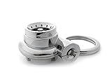 Boostnatics Electric Turbo Turbine Keychain Keyring with Sounds + LED - Chrome (V4)