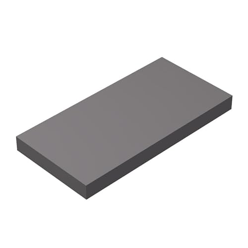 Dark Gray 2x4 Tiles Bulk, 200 Piece Classic Building Tiles 2x4, Compatible with Lego Parts and Pieces(Color:Dark Gray)