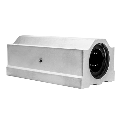 SCS25LUU Linear Motion Ball Bearing Slide Block ID 25mm Aluminum Bushing Linear Rail Support Guide Shaft Bearing for Printer Parts 1 Pack