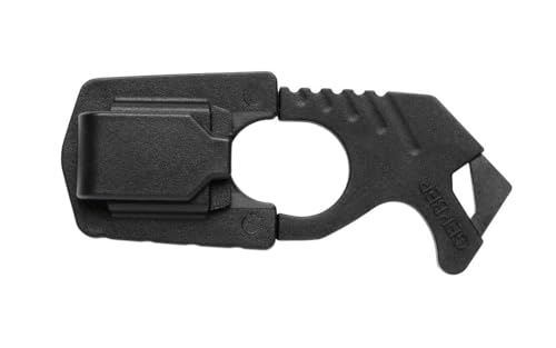 Gerber Gear Seatbelt Strap Cutter Escape Tool with Lanyard Hole and Glass Breaker, Black, 5 x 2.5 x 1 inches Pocket Size
