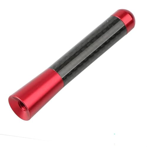 car Decor for Mini for Cooper R56 R50 F56 R53 F55 Jcw R60 R55 R52 R57 R58 R59 F57 Car Roof Antenna Universal Radio Aerial Styling Accessories(RED 8CM)
