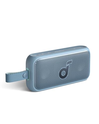 Soundcore Motion 300 by Anker, Bluetooth Speaker, Wireless Hi-Res Portable Speaker, IPX7 Waterproof, BassUp, Bluetooth 5.3, 30W Stereo Sound, 13H Playtime for Home, Shower, Outdoor, and Travel - Blue