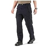 5.11 Tactical Cargo Pants for Men, Taclite Pro Ripstop Mens Work Pant, Lightweight Performance, Dark Navy, 36W x 32L, Style 74273ABR