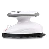 Ivation Small Mini Iron - Dual Voltage Compact Design, Great for Travel - Non-Stick Ceramic Soleplate - Dry or Steam Ironing - Extra-Long Power Cord - Heats Rapidly in 15 Seconds