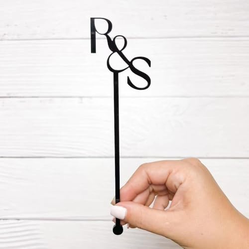 jfs 30/50/100Pcs Drink Stirrer,Custom Drink Stirrers,Personalized Drink Stirrers,Cocktail Stirrers,Coffee Stirrers,Wedding Party Decor,Drink Stirrers Cocktail (100pcs)