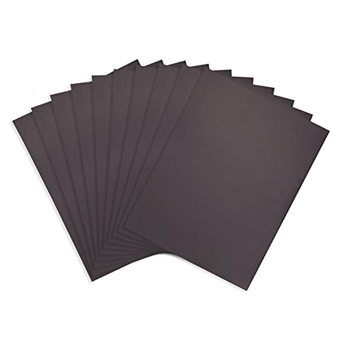 A4 Size Rubber Soft Magnet Sheets Magnetic Storage Sheet for Cutting Dies Storage 0.3mm Thick 10 Pieces Set 11.7x8.2inch Black Metal Dies Storage Sheet