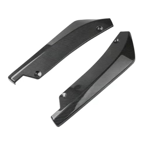 Compatible with Mini Cooper R50 R52 R53 R55 R56 Rear Bumper Lip Wrap Angle Diffuser Splitter Canard Spoiler Side Skirt(Carbon Fiber)