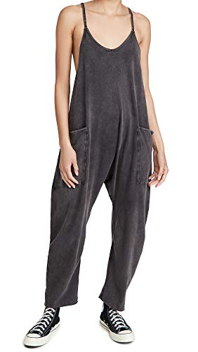 Free People Women's Hot Shot One-Piece, Washed Black