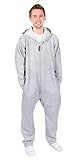 Forever Lazy Heavyweight Adult Onesie - Drift Away Gray - XL