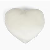 HUGIMALS Super Sized Heart to Hug Pillow in Ivory | 8 lb Weighted Soft Heart Shaped Sensory Pillow | for Self-Care, Relaxation, Sleep with Cozy Hand Pocket - Thoughtful Gift for Adults, Teens