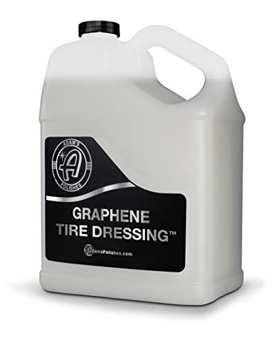 Adam's Polishes Graphene Tire Dressing - Deep Black Finish W/Graphene Non Greasy Car Detailing | Use W/Tire Applicator After Tire Cleaner & Wheel Cleaner | Ceramic Coating Like Tire Protection