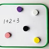 ZDZBLX 100 Pack 10 Colors Fridge Magnet Refrigerator Magnets Small Magnets Strong Magnets Cute Mini Magnets, Round Decorative Heavy Duty Magnets for Whiteboard, Fridge, Locker, Office,Crafts,Classroom