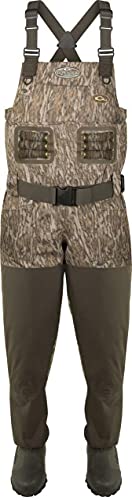 Drake Women's Eqwader 1600 Breathable Wader w/Tear-Away Liner Mossy Oak Bottomland 6