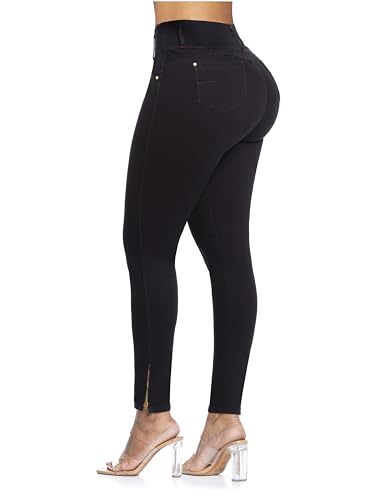 LT.ROSE Butt Lifting Colombian Jeans Pantalones Colombianos Levanta Cola Black 11
