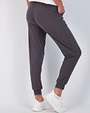 Real Essentials Women's Plus Size Just My Lounge Joggers Soft Sleepwear Pajamas Loungewear Yoga Pants Active Athletic Track Running Workout Casual Ladies Yoga Sweatpants Pockets, Set 9, 1X, Pack of 3