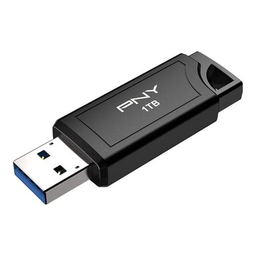 1TB PNY PRO Elite V3 USB 3.2 Gen 2 Flash Drive – Up to 1000MB/s Read, Up to 800MB/s Write, Extreme Performance for Professional Data Storage and Transfers, Premium Metal Design, Type-A Connector