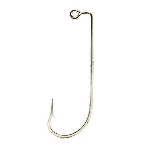 Mustad O'Shaughnessy 90 Forged Eyed Jig Hook (100 Pack), Duratin, Size 5/0