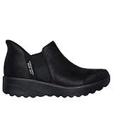 Skechers Modern Comfort Women's Women's Lovely Vibe-Autumn Leaves Hands Free Slip-INS Chukka Boot, Black, 5