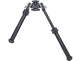 Atlas Bipods PSR Bipod-No Clamp-for BT19, ADM 170-S, ARMS 17S, Tramp, LT171, Black, BT46-NC