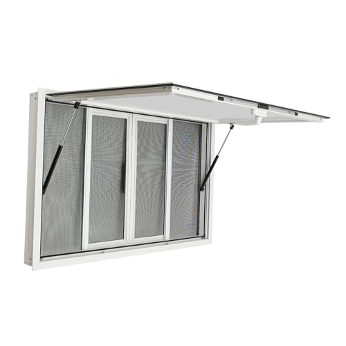 Concession Window for Food Truck, Food Truck Supplies and Equipment, Food Truck Window,Concession Stand Serving Window Food Truck Service Window Door for Your Food Truck or Trailer (48" W x 30" H)