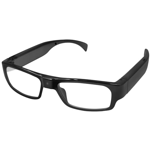 Camera Glasses Outdoor Sport Action Glasses Camera 1080P HD Video Glasses Smart Glasses Recording Motorcycle Riding Portable Wearable Eye Glasses for Driving, Cycling, Fishing, Hiking, Hunting