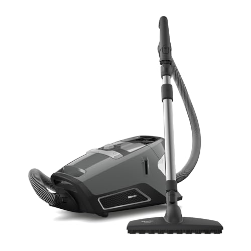 Miele Blizzard CX1 Pure Suction Bagless Canister Vacuum, Graphite Grey - Portable, Household