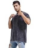 3 Pcs Men's Oversized Heavy Cotton Summer T-Shirts Vintage Tee Loose Fit Short Sleeve Casual Tshirts for Men Women