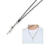 XTMNF Fushiguro Toji Prop Necklace Anime Cosplay Weapon Keychain Pendant Bracelet (necklace+bracelet)