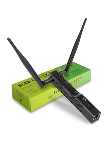 SMLIGHT SLZB-MR3 - Zigbee 3.0 to Ethernet,USB,and WiFi Gateway Coordinator with PoE,Universal Gateway for Home Assistant/ Zigbee2MQTT/ZHA,Wireless Zigbee 3.0 USB Adapter