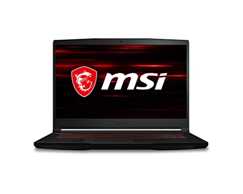 MSI 2022 GF63 Thin 15.6" FHD Display Gaming Laptop | Intel i5-10300H 4 Cores | Nvidia GTX 1650 Max-Q 4GB | 12GB RAM DDR4 | 256GB M.2 SSD | WiFi 6 Type-C RJ-45 Win 11 Pro | TLG 32GB USB Drive