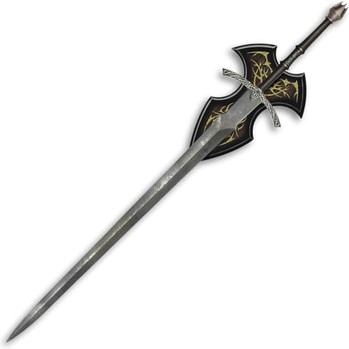 United Cutlery Lord of The Rings Witch King Sword | Officially Licensed Replica & Collectible | Tempered Stainless Steel Blade | Genuine Leather Wrapped Handle | LOTR